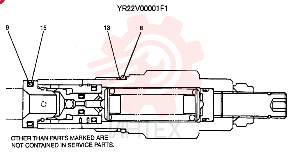 HYDRAULIC VALVE YR22V00001F1