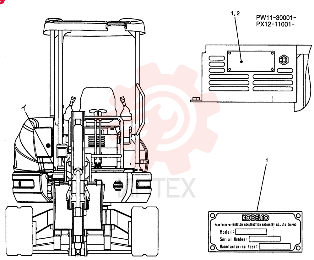 NAME PLATE INSTAL PW22T00174F1