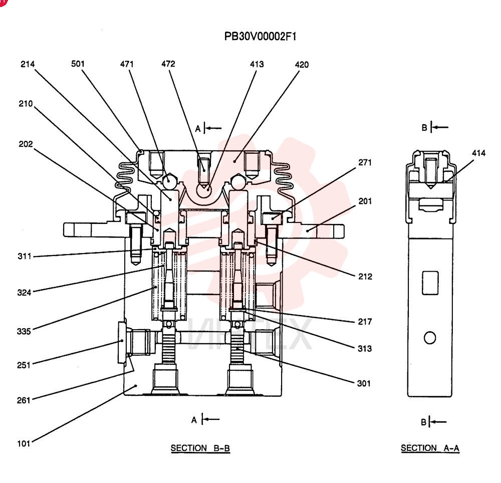 PILOT VALVE PB30V00002F1
