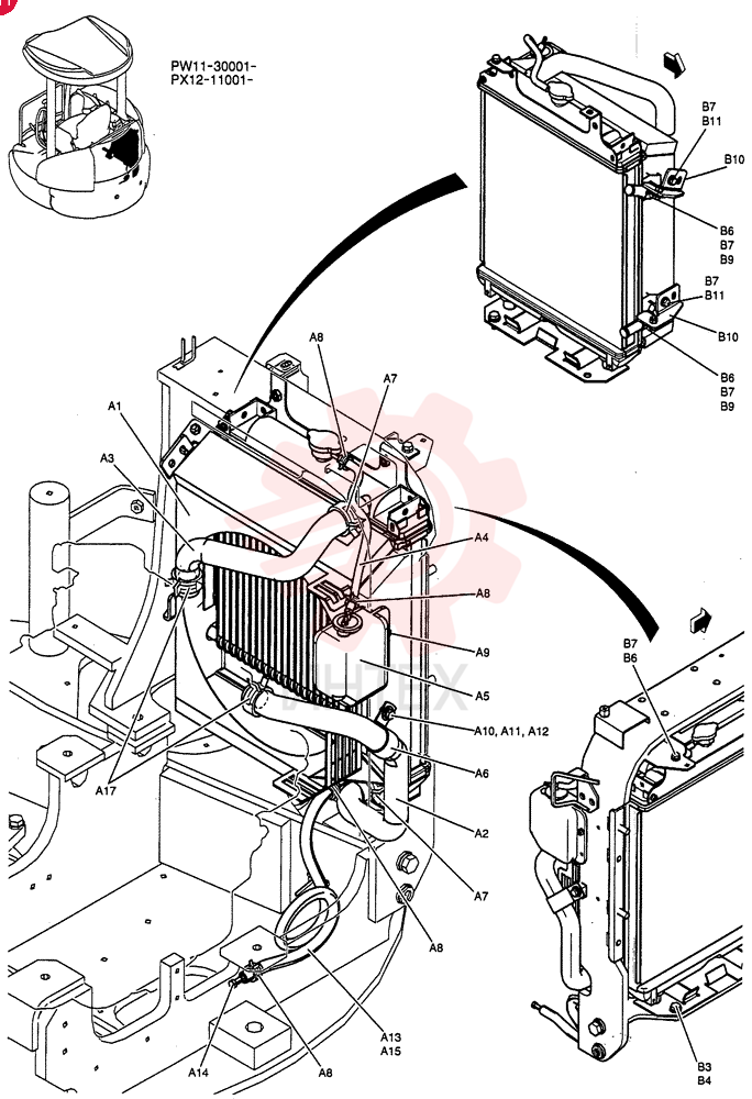 RADIATOR GROUP PW05P00026F1