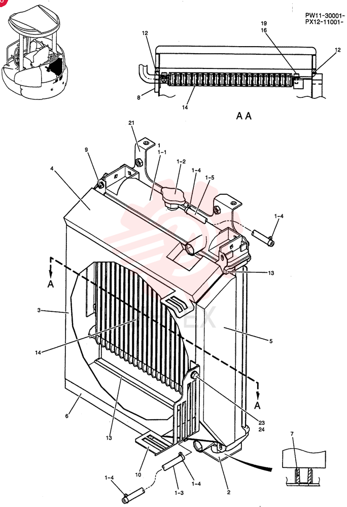 RADIATOR PW05P00028F1