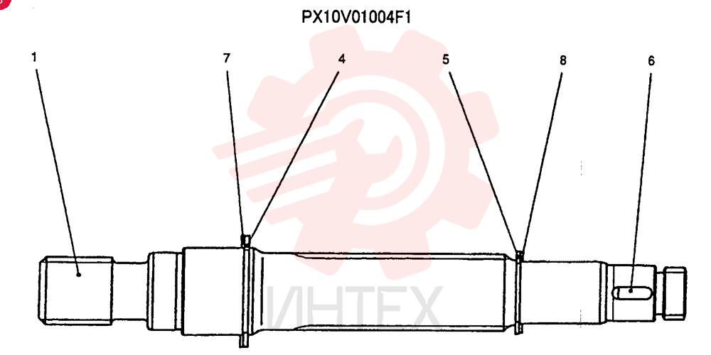 SHAFT ASSY. PX10V01004F1