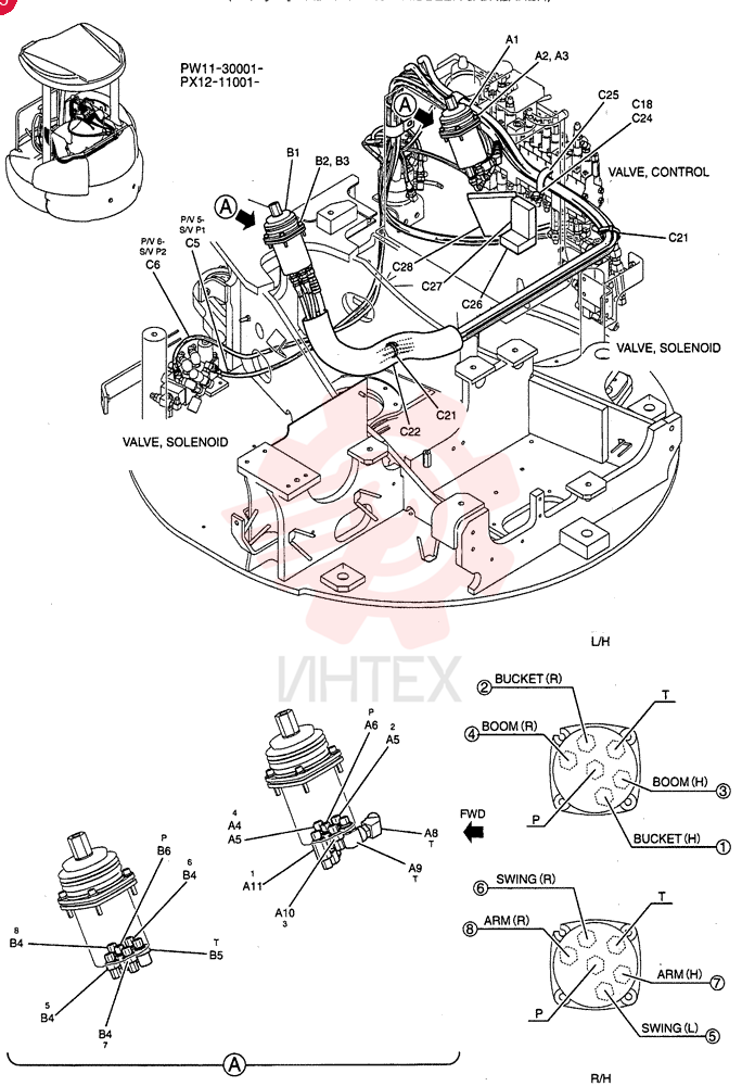 VALVE INSTAL (RIGHT SIDE STD) PW64H00037F1
