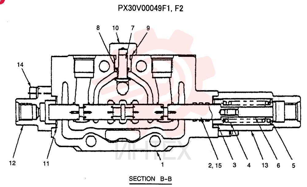 VALVE SECTION PX30V00049F1