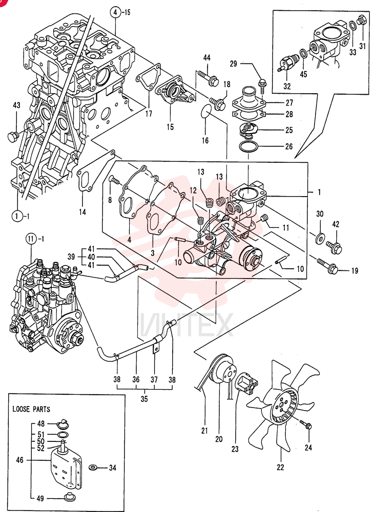 WATER PUMP VV12900442000