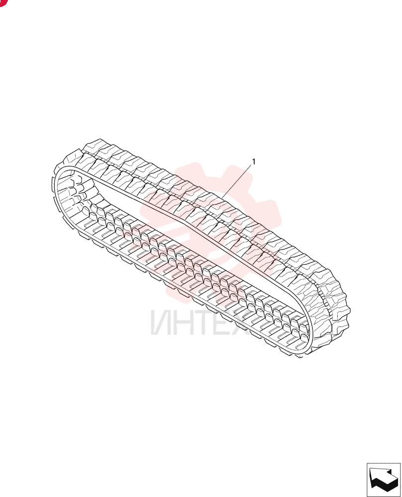 Crawler Belt PX61D00027F1