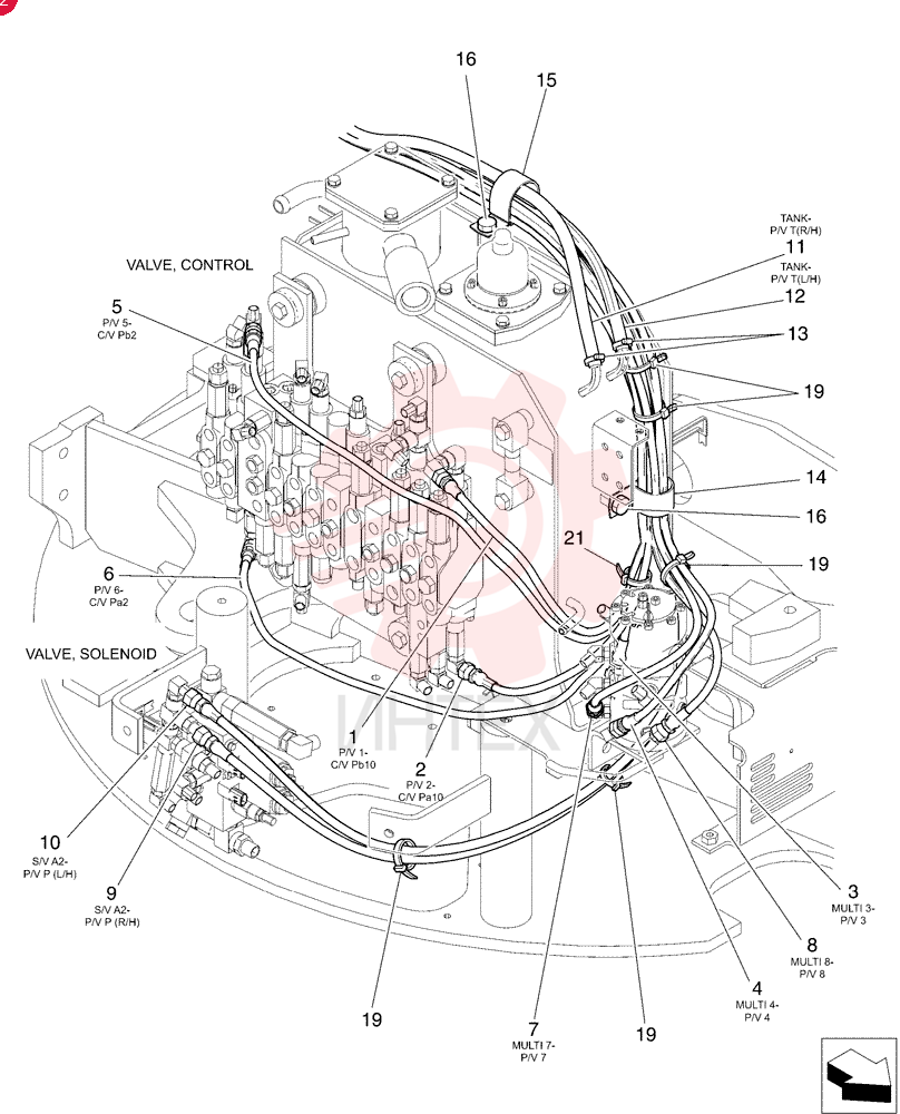 HOSE,4.8mm ID x 1350mm L