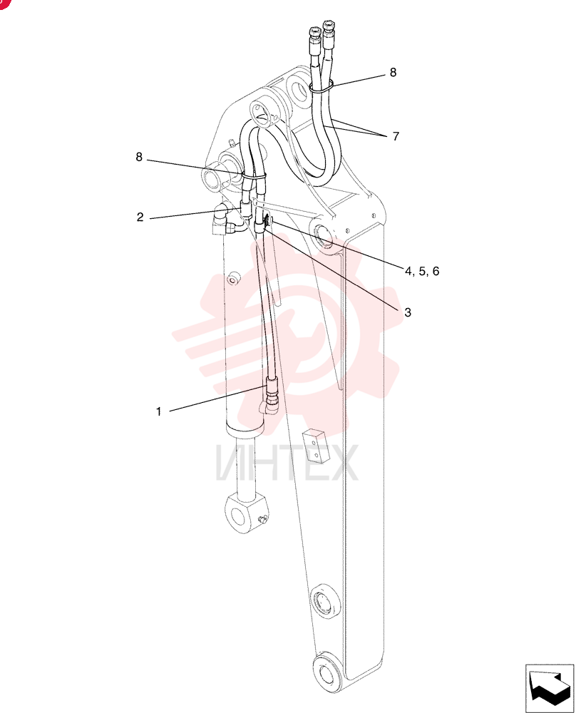 Hyd., Arm 1.18m