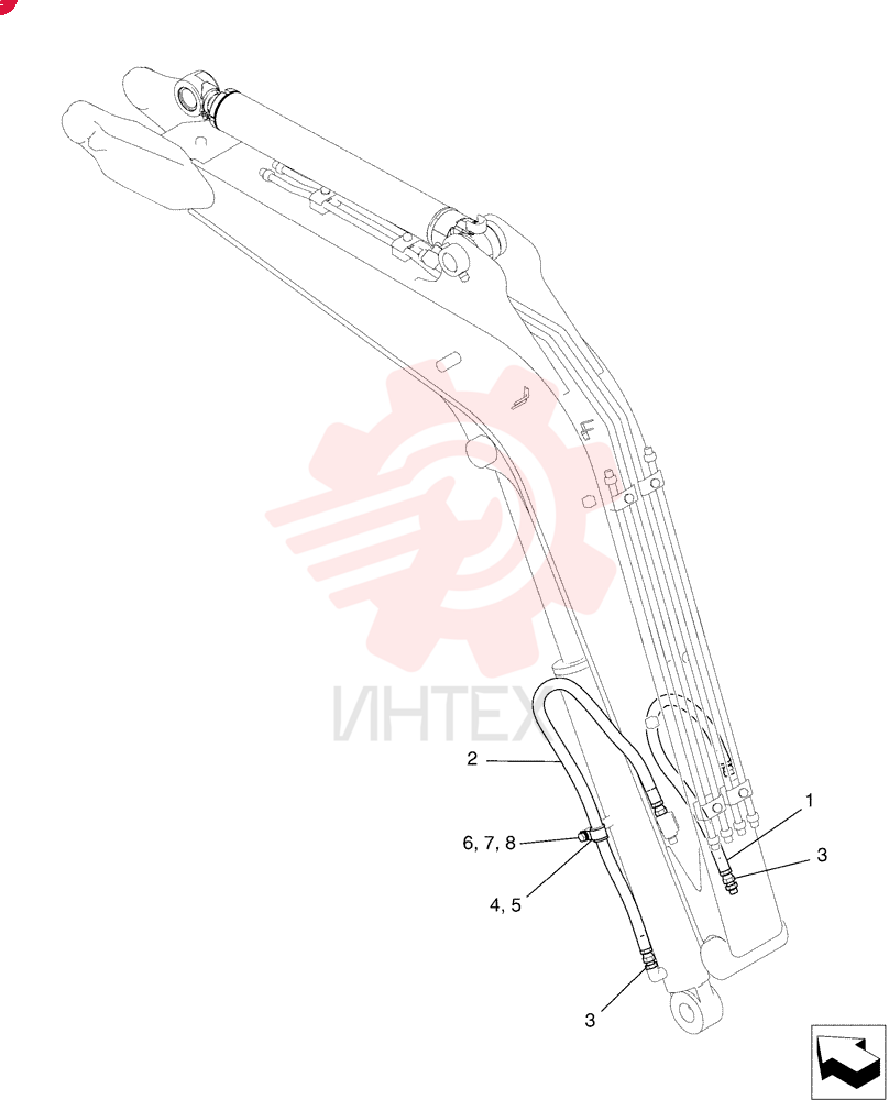 Hyd., Cylinder PX42H00087F1
