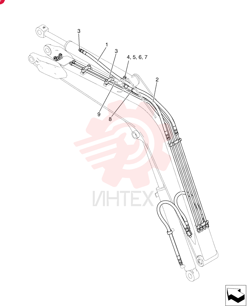 Hyd., Cylinder PW42H00042F1