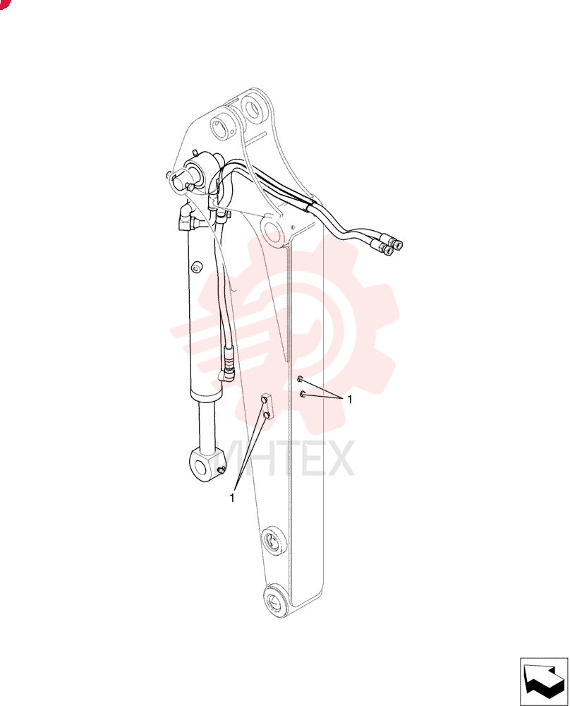 Схема (30SR-5) - COMPACT CRAWLER EXCAVATOR - ASN PW14-46519 (NA) (1/08-12/11) PX43H01021F1