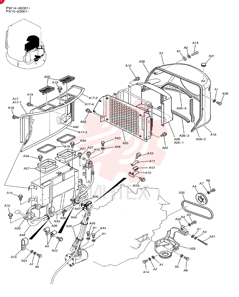 COOLER ASSY. PW20M00028F1