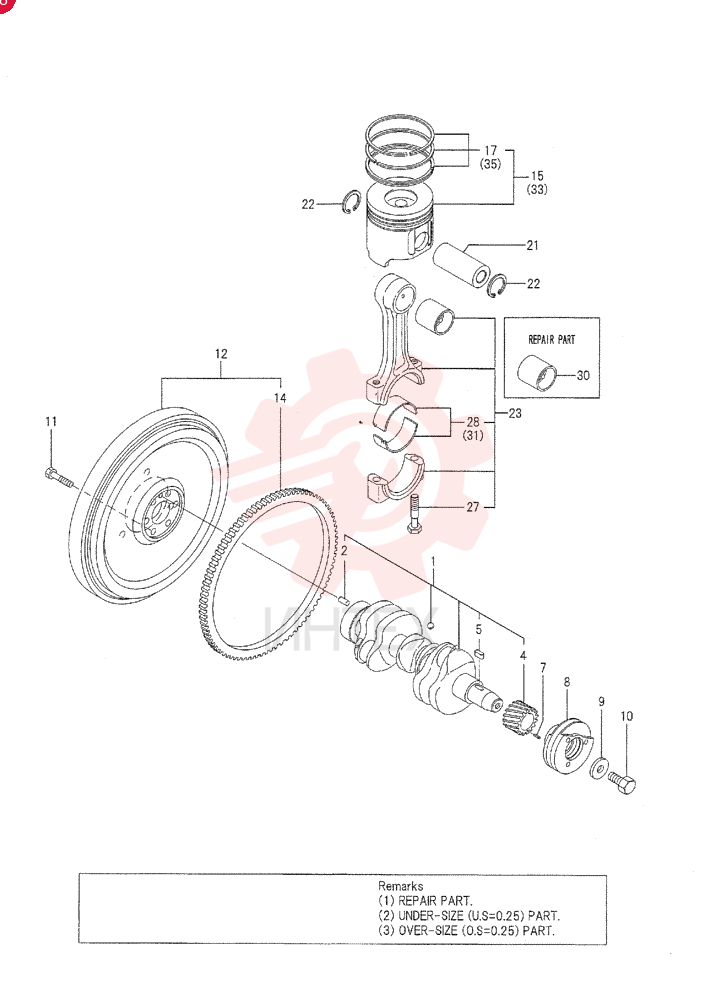 CRANKSHAFT VV12900821000
