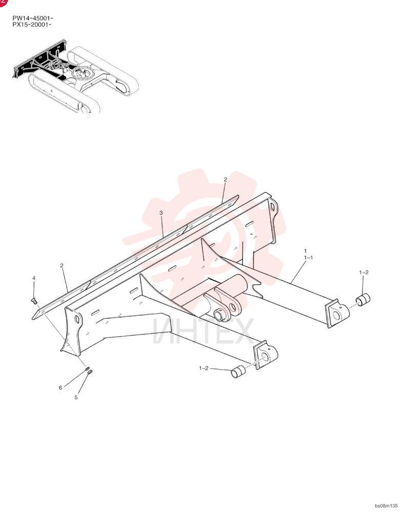 DOZER BLADE PW51B00085F1