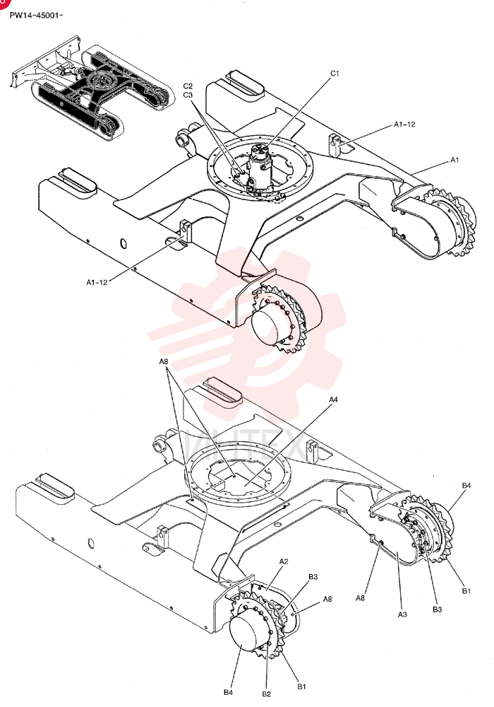 FRAME, LOW PW02F00083P1