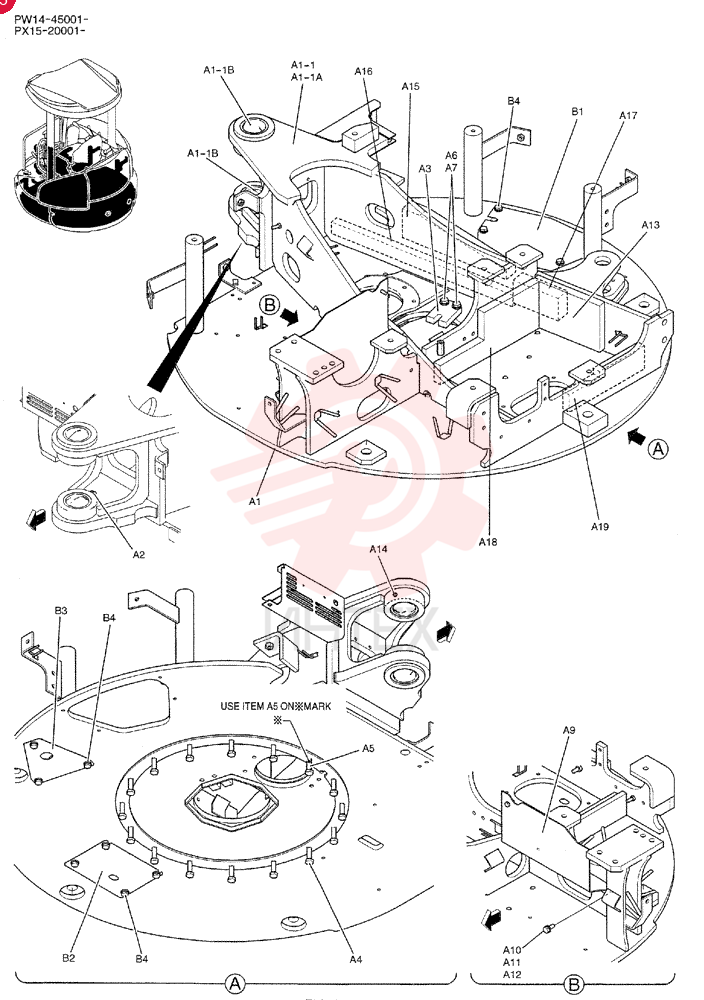 FRAME PW52F00055P1