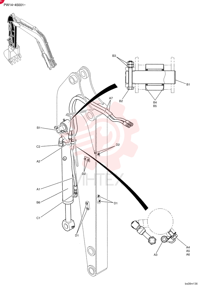 HOSE PM42H01142DK