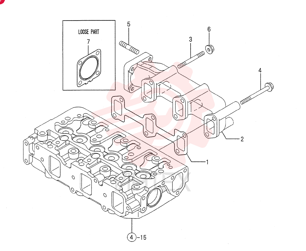 MANIFOLD GASKET VV12915013110