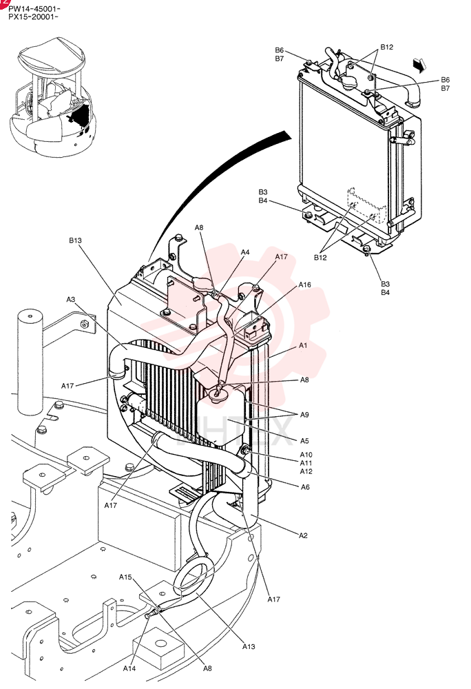RADIATOR ASSY PW05P00040F1 (2)