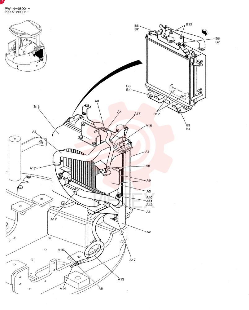 RADIATOR ASSY PW05P00040F1 (1)