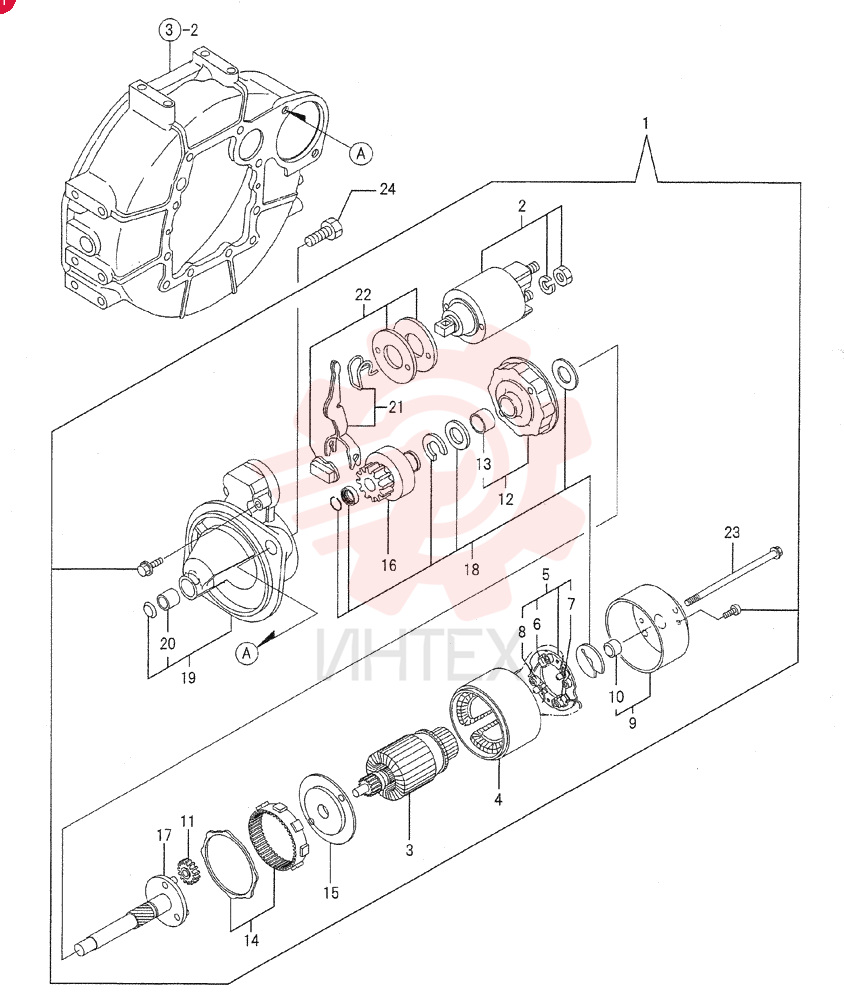 STARTER MOTOR VV12924277010