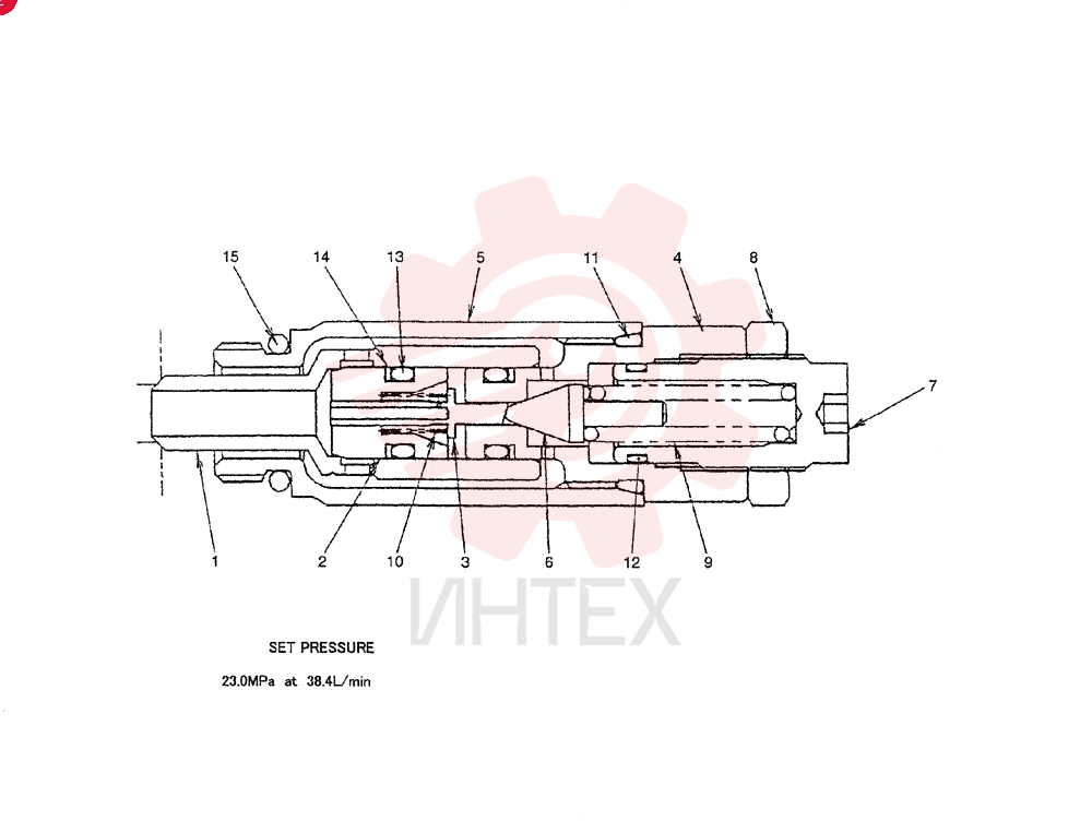 VALVE PRESSURE RELIE PX22V00004F1