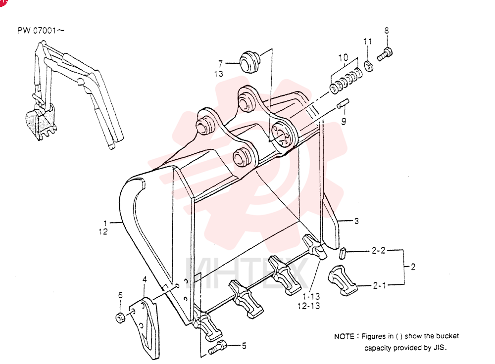 BUCKET ASSY PW61B00024F1