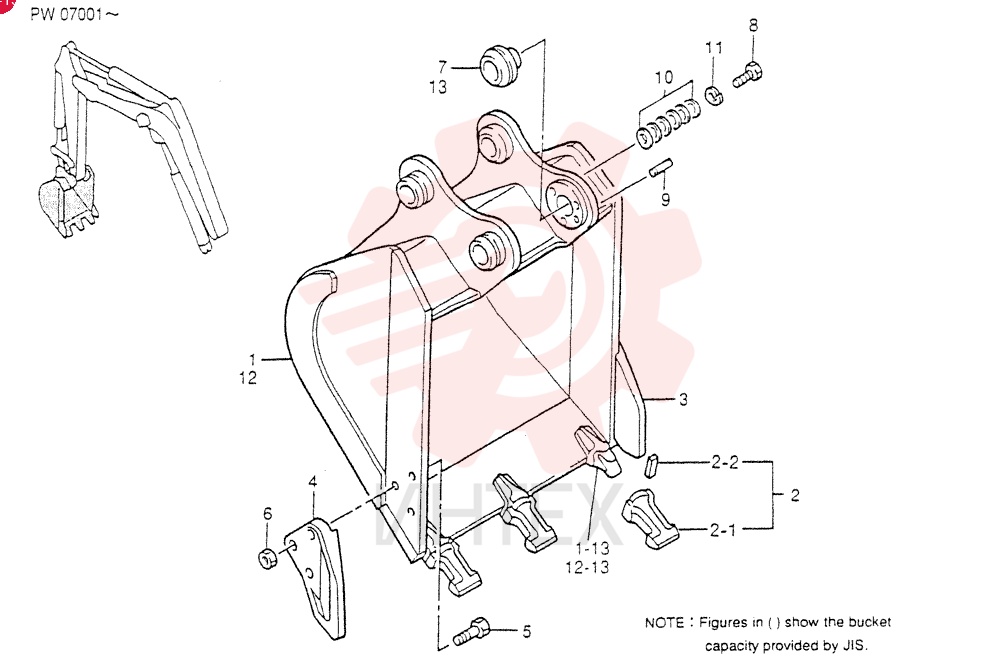 BUCKET ASSY PW61B00025F1