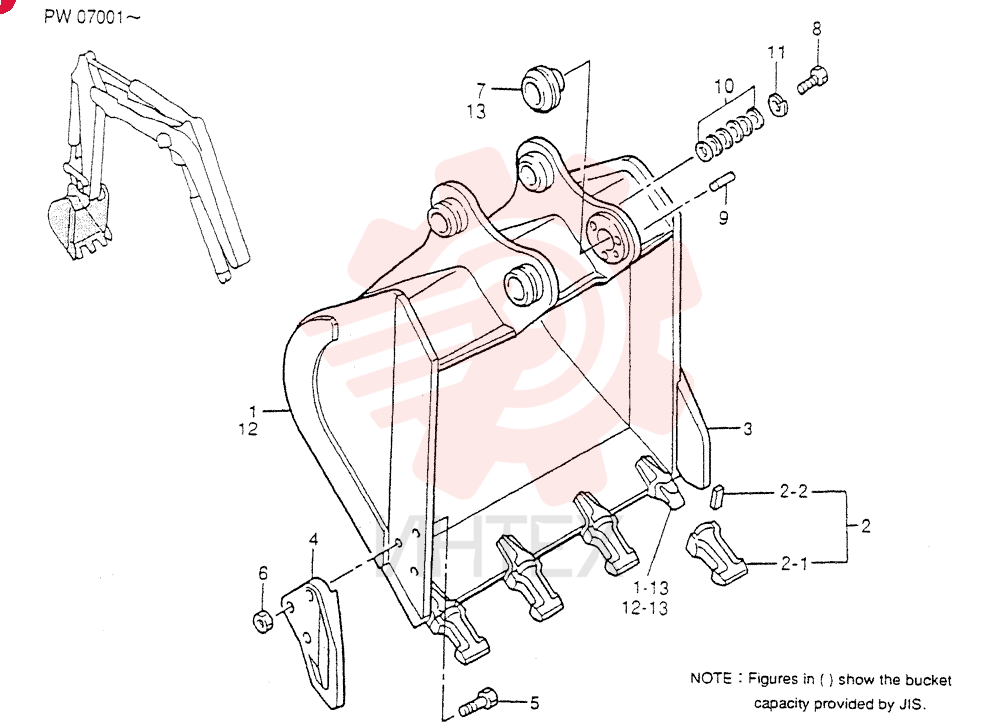 BUCKET ASSY(For REINFORCEMENT) PW61B00023F1