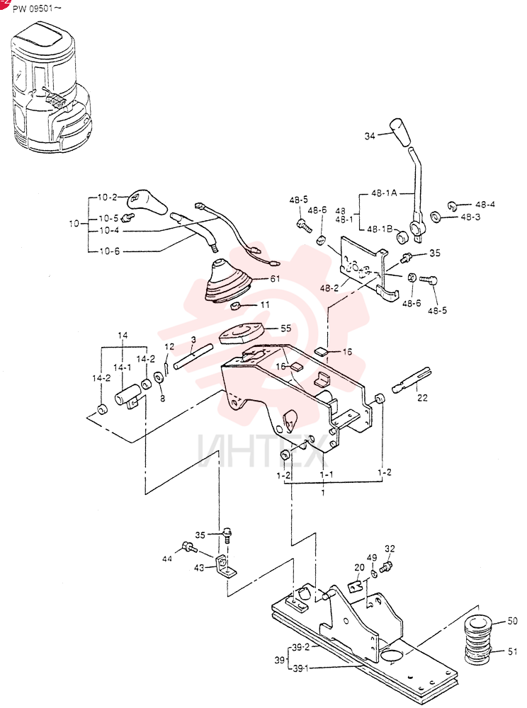 CONTROL BOX ASSY (For R. E ) PW03M00013F6