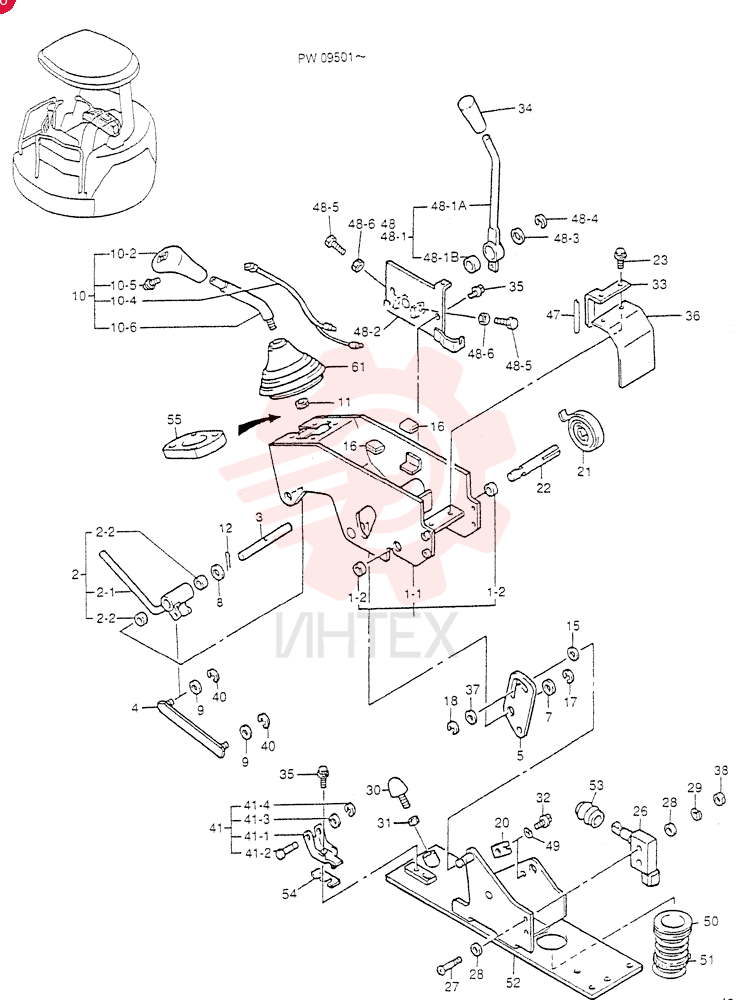 CONTROL BOX ASSY (FOR R.H.) PW03M00013F5
