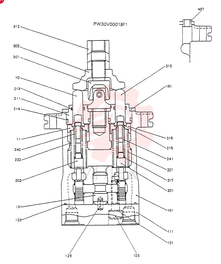 CONTROL VALVE PW30V00018F1