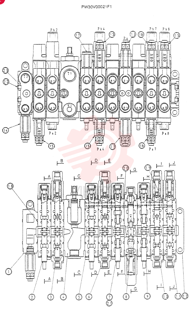 CONTROL VALVE PW30V00021F1