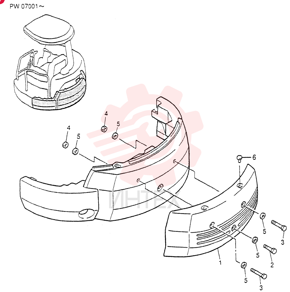 COUNTERWEIGHT INSTAL ADD (For OPT) PW60C00003F1