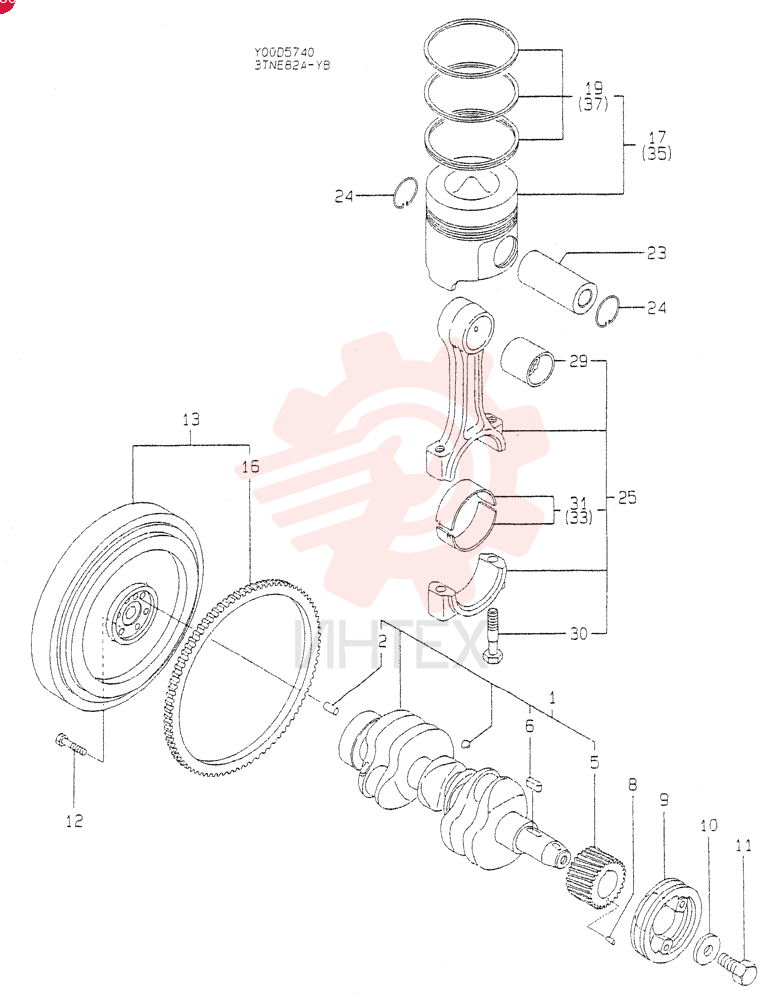 CRANKSHAFT VV11981321000