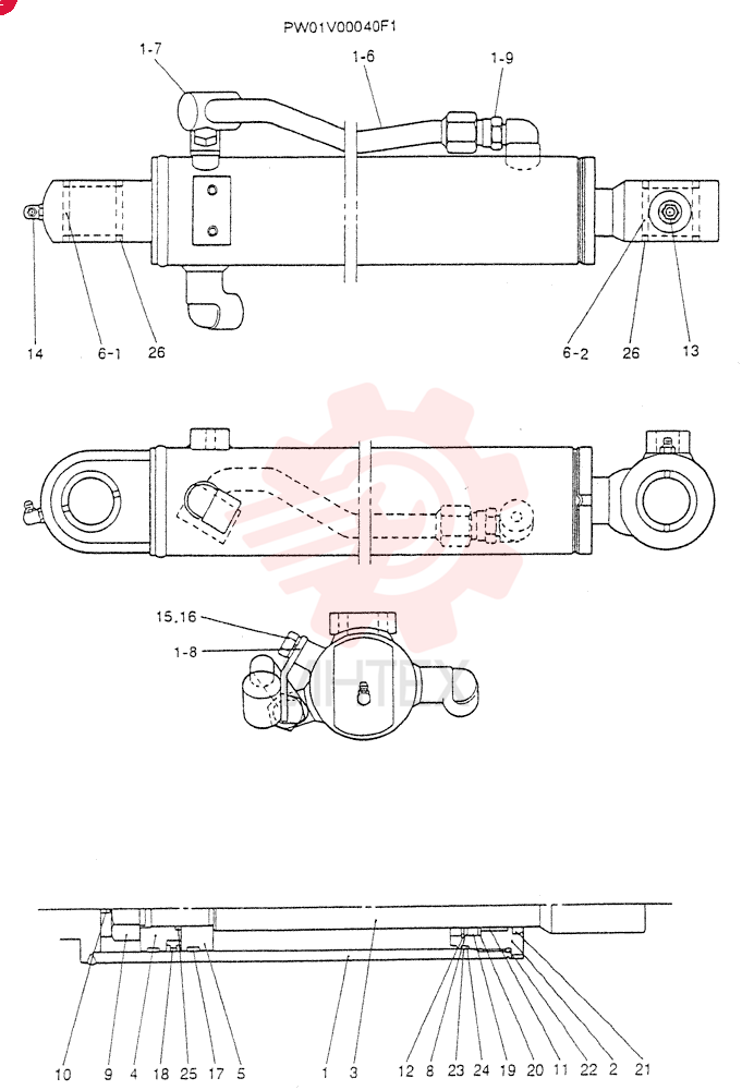 CYLINDER PW01V00040F1