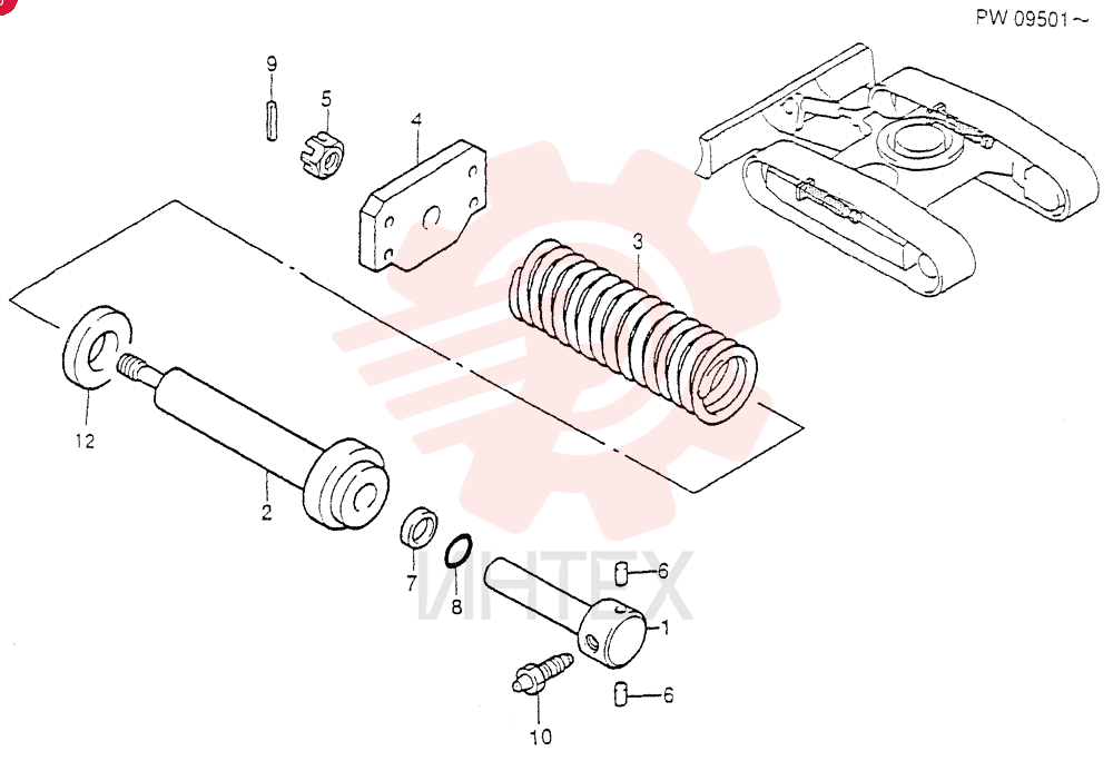 IDLER ADJUST ASSY PW54D00005F2