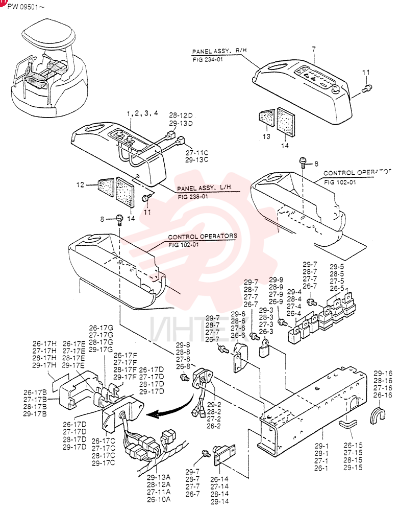 PANEL ASSY INSTRUMENT (For DECEL) PW17M00001FD (4)