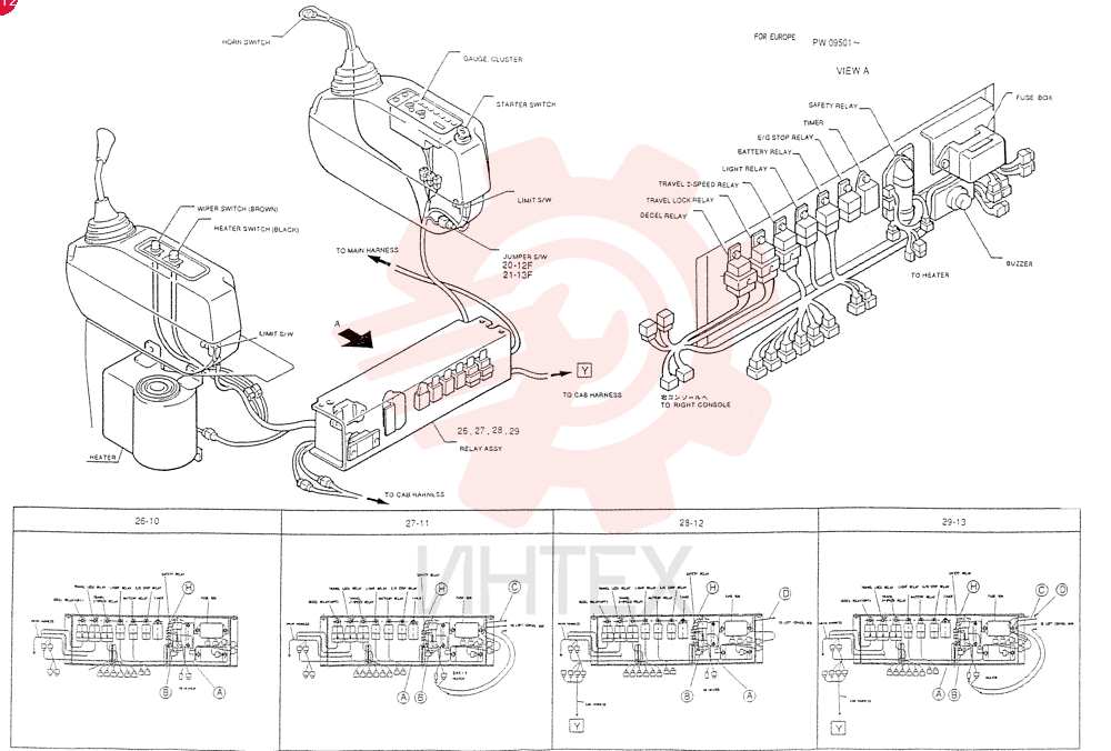 PANEL ASSY INSTRUMENT (For DECEL) PW17M00001FD (1)