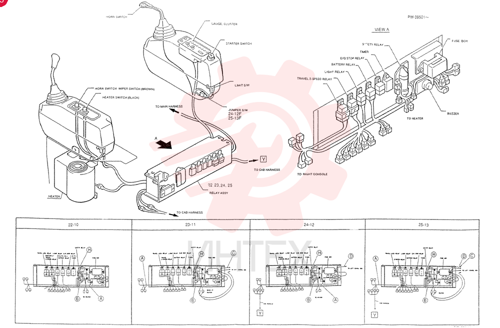 PANEL ASSY INSTRUMENT (For STD) PW17M00001F9 (1)