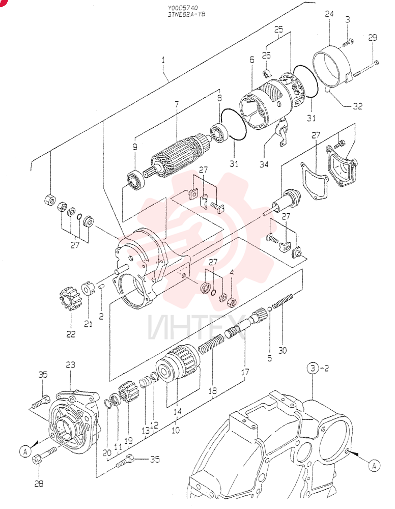 STARTER MOTOR VV12912977010