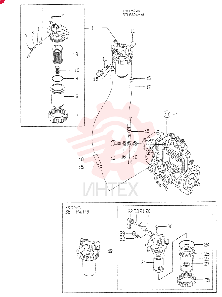 STRAINER ASSY. VV11983355620