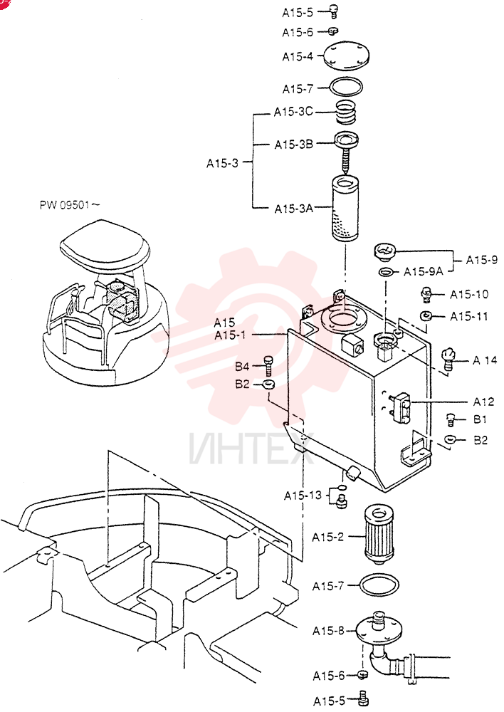 TANK ASSY, HYD PW33H00013F1