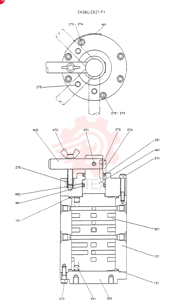VALVE 2436U2621F1