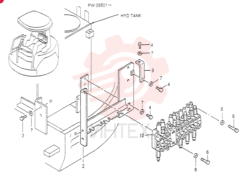 VALVE INSTAL (For STD) PW64H00001F3