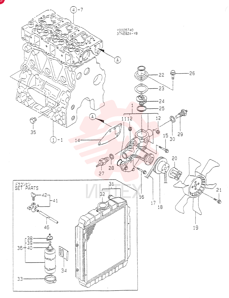 WATER PUMP VV11981042001