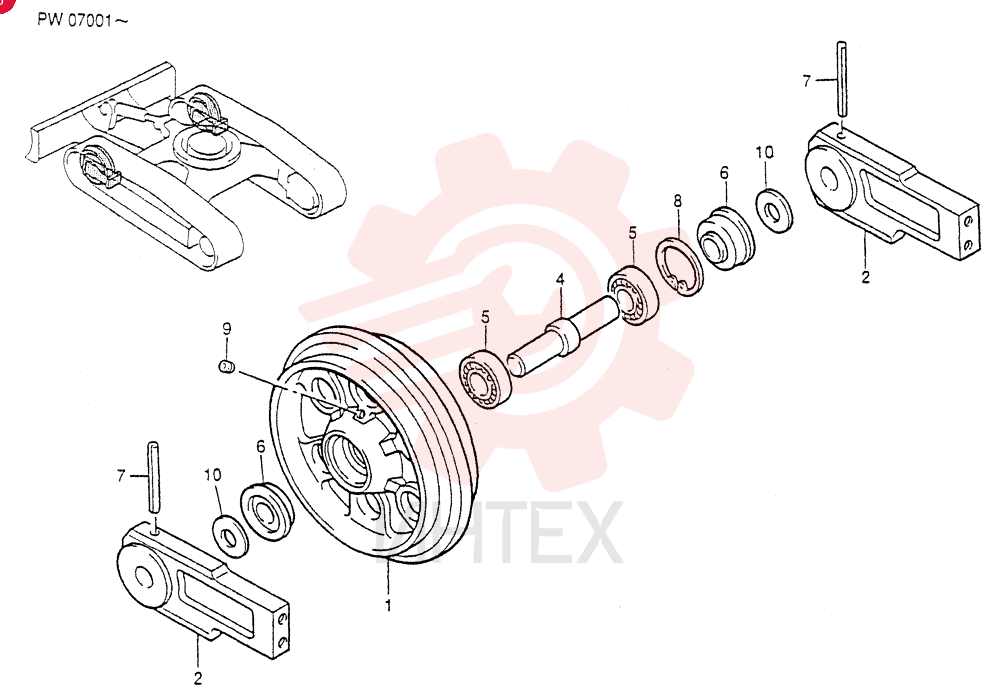 WHEEL ASSY PW52D00005F1