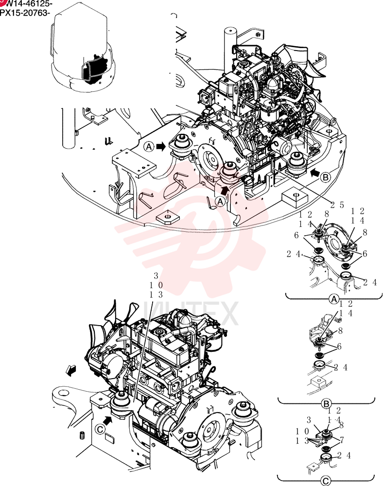 Engine Instal (cooler) PW02P00027F1