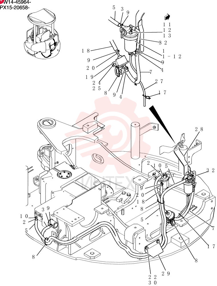 Fuel Lines (cooler) PW21P00011F1