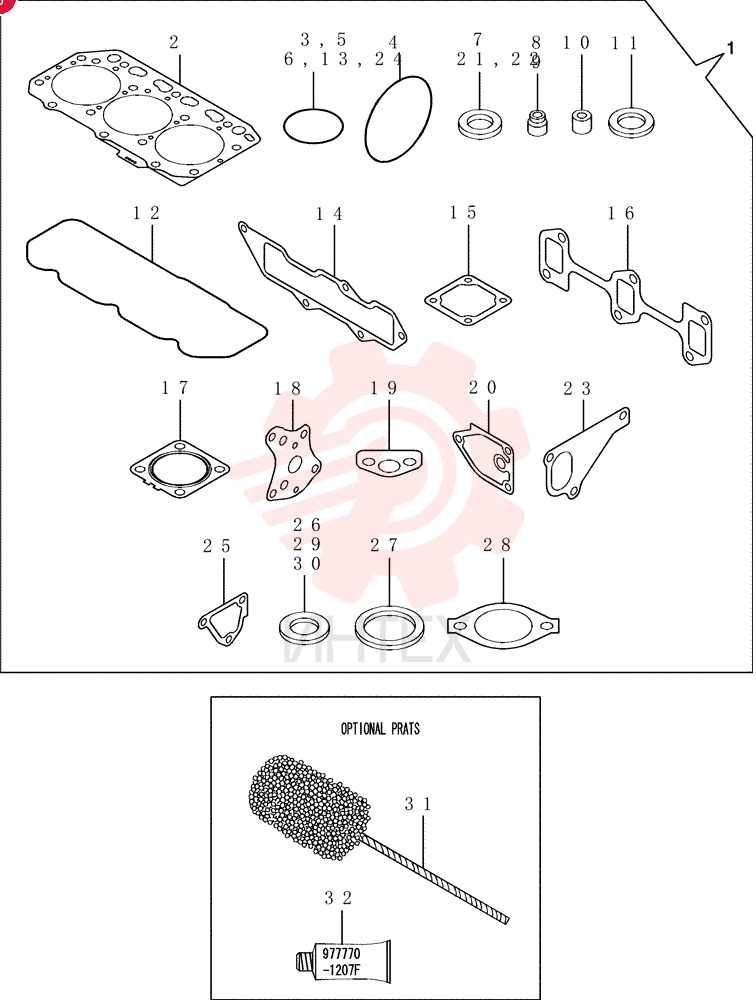 GASKET VV72900592620